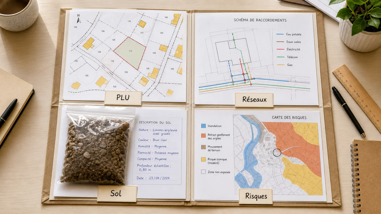 Checklist des vérifications à effectuer avant l’achat d’un terrain à Saint-André-de-Cubzac