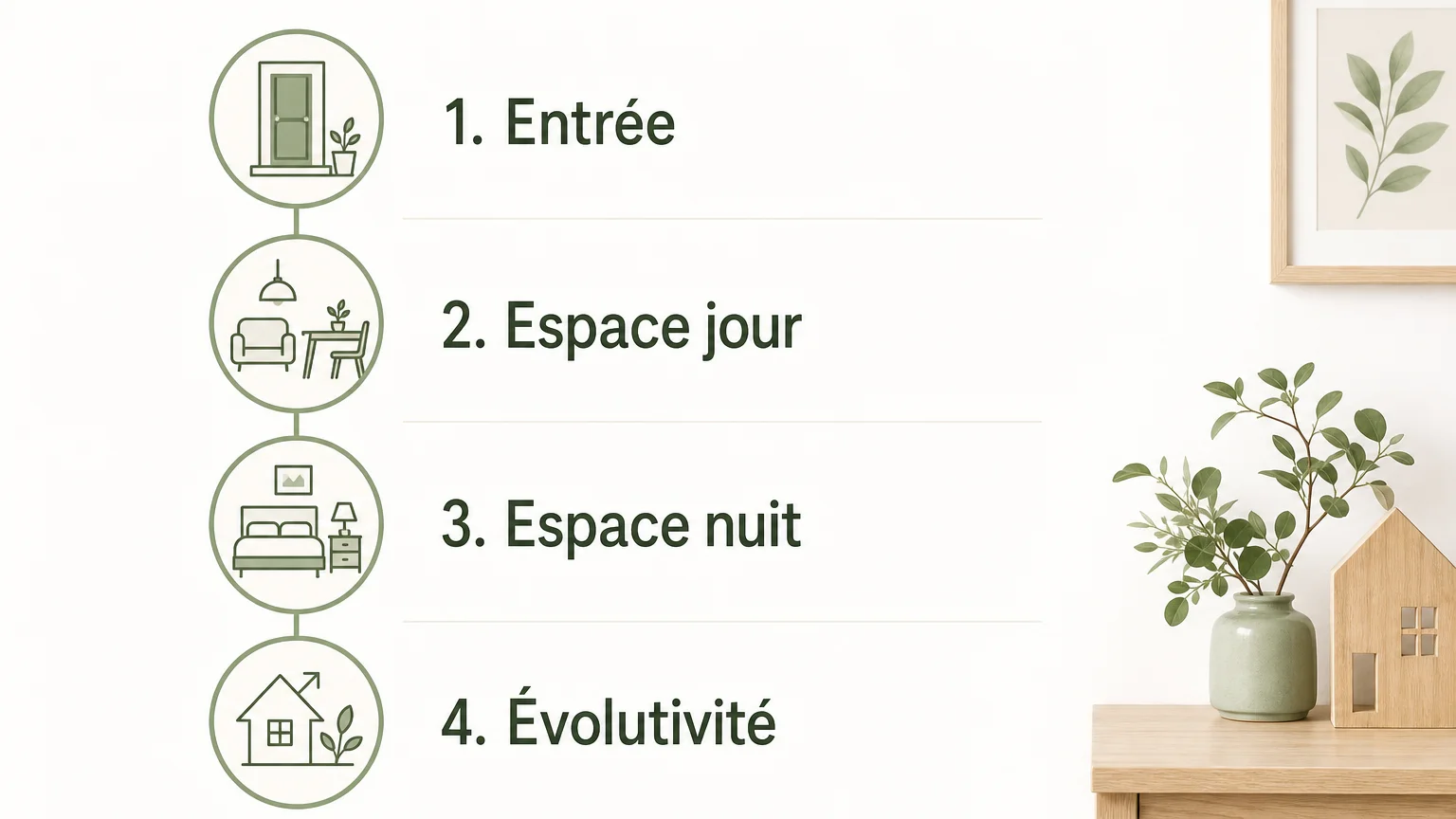 Checklist des critères pour choisir un plan de maison familiale