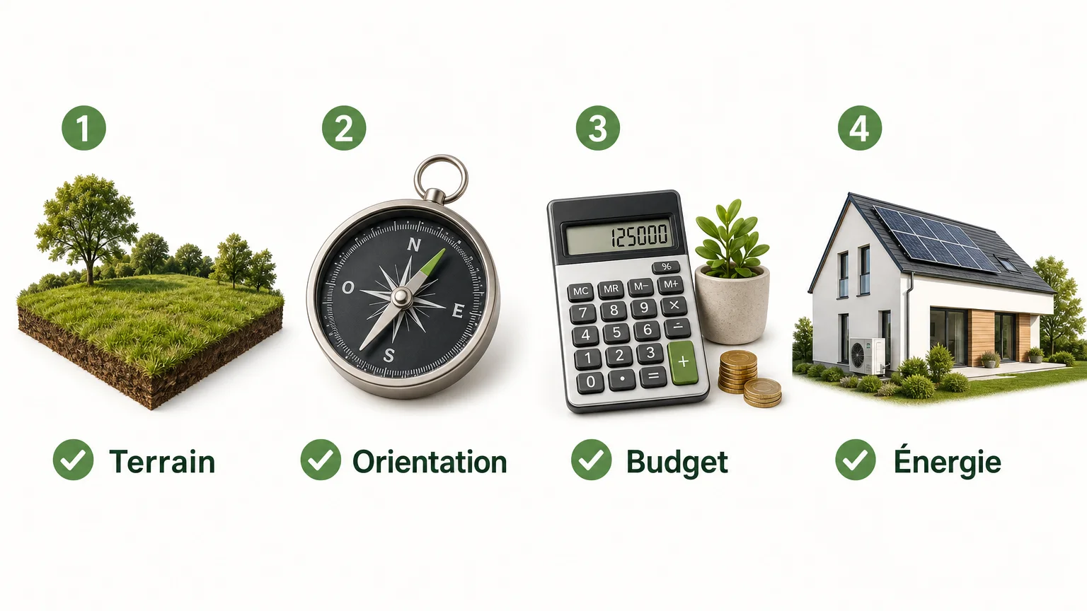 Checklist des critères pour valider un plan de maison