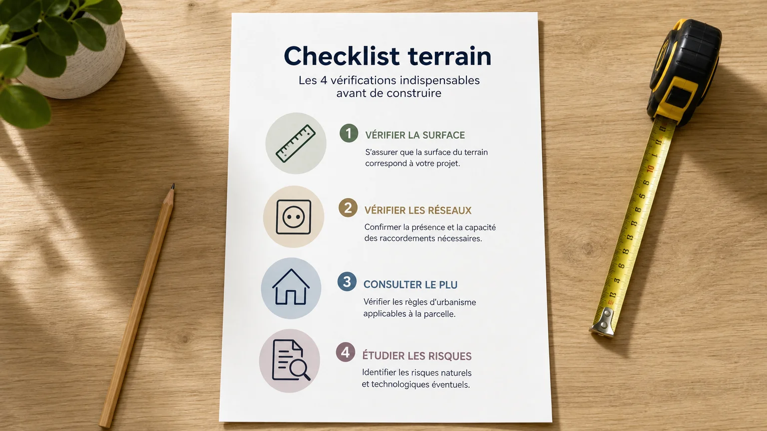 Checklist pour choisir une parcelle constructible à Camarsac